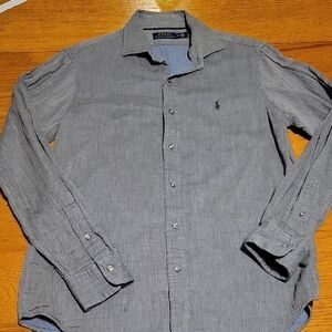 Polo by Ralph Lauren Blue-Gray Men's Shirt